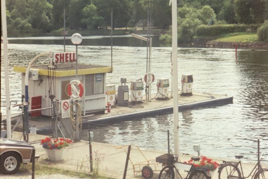 Wassertankstelle in Stockholm