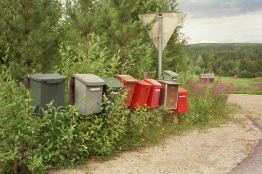 Briefkästen in Finnland